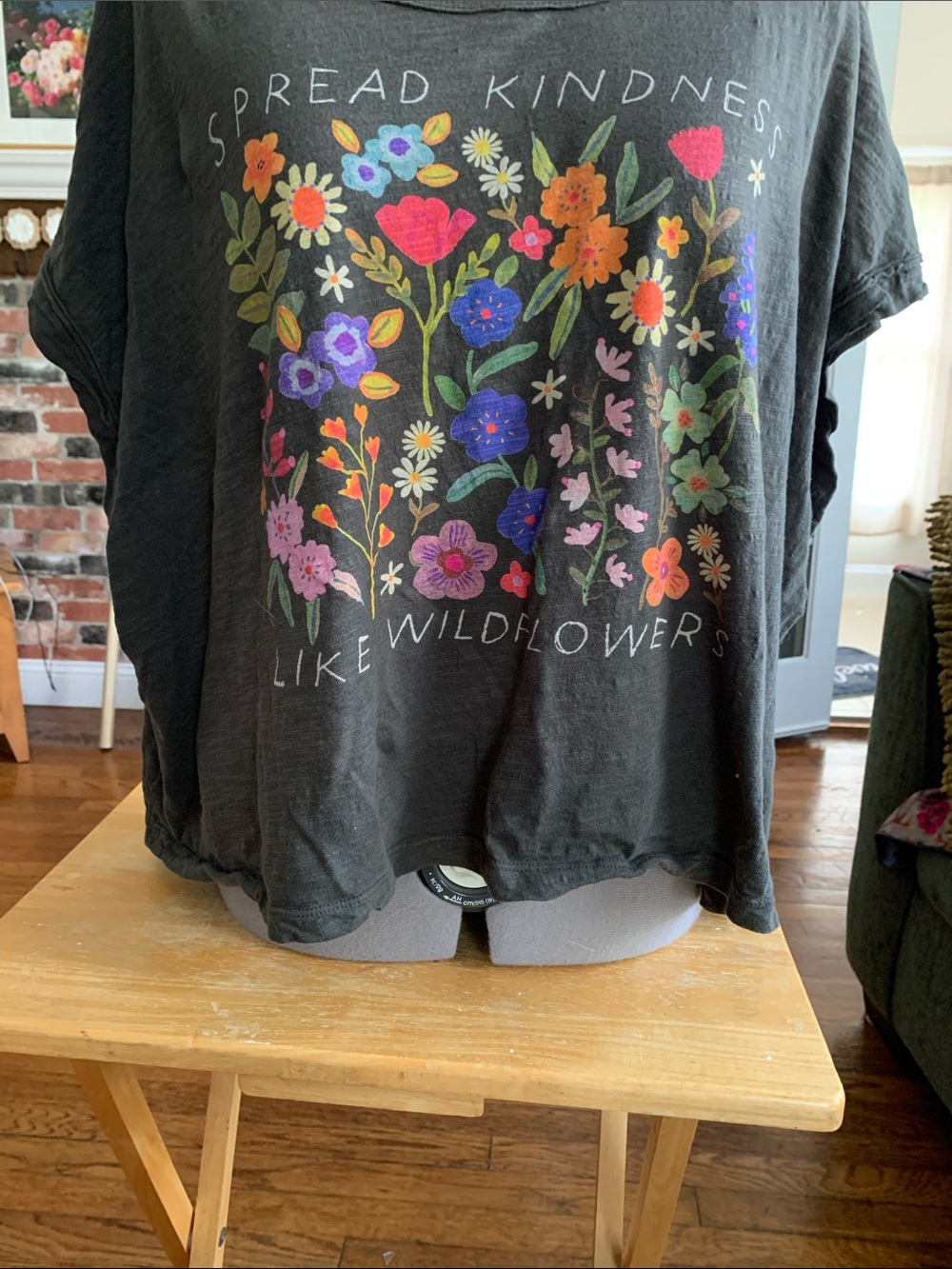 NATURAL LIFE Tee with floral Print XXXL - Picture 2 of 5
